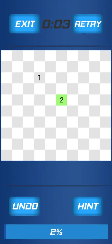 Hundred Quiz gameplay board