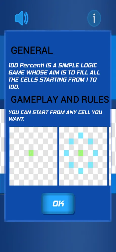Hundred Quiz rules screen
